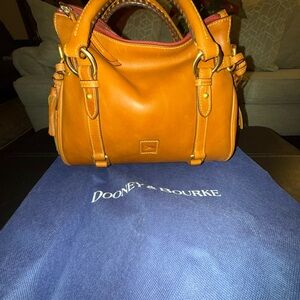 Dooney & Bourke Caramel Leather Satchel